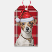 Vakantiepakketten voor Jack Russell Dog Christmas Cadeaulabel (Voorkant)