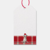 Vakantiepakketten voor Jack Russell Dog Christmas Cadeaulabel (Achterkant)
