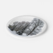 Vakantiepapier Borden Winter Wonderland Borden Papieren Bordje (Gekanteld)