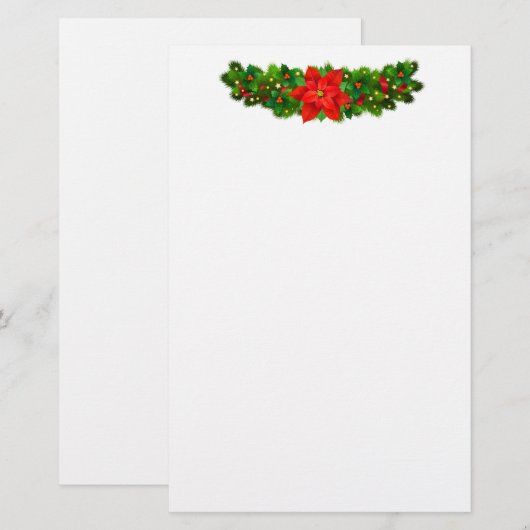 Vakantiepapier Briefpapier (Voorkant / Achterkant)