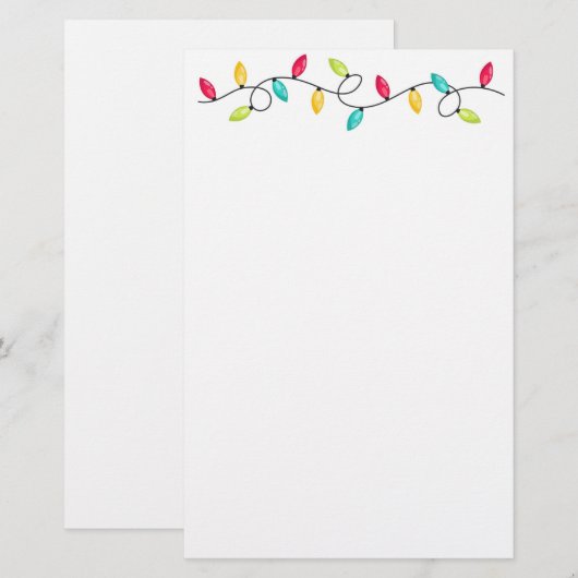 Vakantiepapier Briefpapier (Voorkant / Achterkant)