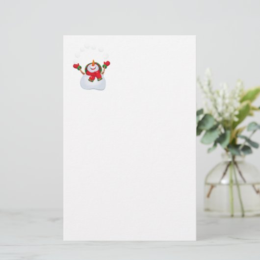 Vakantiepapier Briefpapier (Staand voorkant)