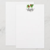 Vakantiepapier Briefpapier (Voorkant / Achterkant)