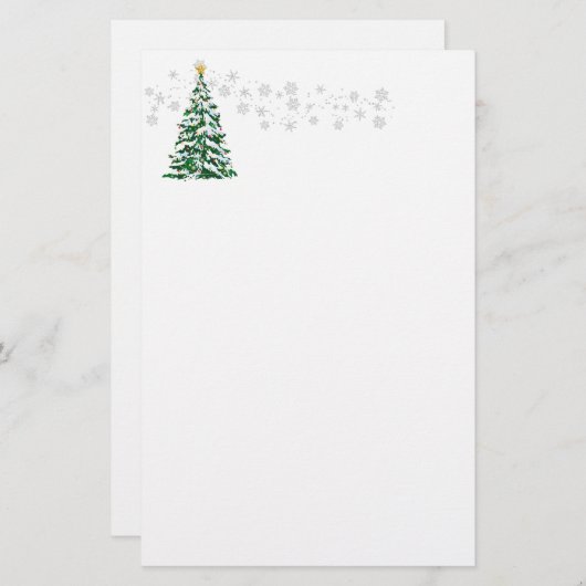 Vakantiepapier Briefpapier (Voorkant / Achterkant)