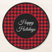 Vakantiepapier Onderzetters buffelplaat (Voorkant)