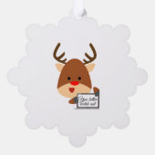 Vakantiepapier Ornarment Ornament Kaart (Achterkant)