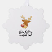 Vakantiepapier Ornarment Ornament Kaart (Voorkant)