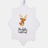 Vakantiepapier Ornarment Ornament Kaart (Links)