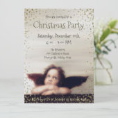 Vakantiepartij met Angel Kaart (Staand voorkant)