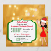 Vakantiepartij of inwendige uitnodiging (Voorkant / Achterkant)