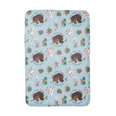 Vakantiepatroon Afro Eenhoorn Badmat (Voorkant Verticaal)