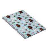 Vakantiepatroon Afro Eenhoorn Notitieboek (Rechterzijde)