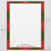 Vakantiepatroon Briefhoofd (Voorkant)