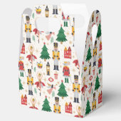 Vakantiepatroon in Notenkrakerballet Bedankdoosjes (Geopend)