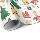 Vakantiepatroon in Notenkrakerballet Cadeaupapier (Rol Hoek)