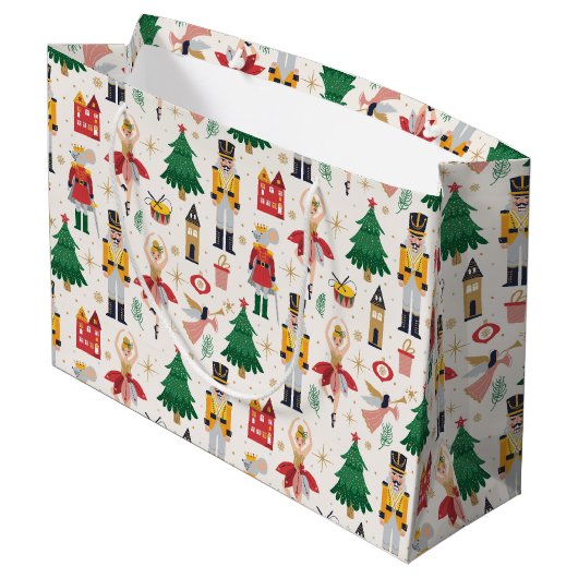 Vakantiepatroon in Notenkrakerballet Groot Cadeauzakje (Achterkant Gekanteld)