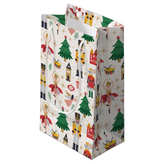 Vakantiepatroon in Notenkrakerballet Klein Cadeauzakje (Voorkant Gekanteld)