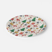 Vakantiepatroon in Notenkrakerballet Papieren Bordje (Gekanteld)