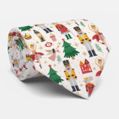 Vakantiepatroon in Notenkrakerballet Stropdas (Opgerold)