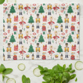 Vakantiepatroon in Notenkrakerballet Theedoek (Gevouwen)