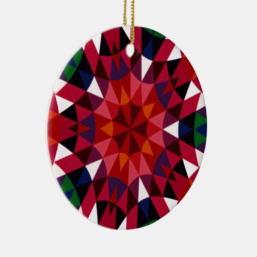 Vakantiepatroon Keramisch Ornament (Rechts)