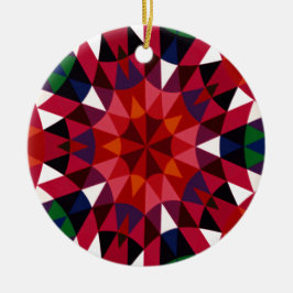 Vakantiepatroon Keramisch Ornament