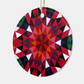 Vakantiepatroon Keramisch Ornament (Links)