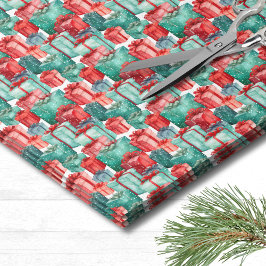 Vakantiepatroon Kerstmis Tissuepapier