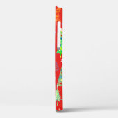 Vakantiepatroon, kerstversiering. Bos op een Case-Mate iPhone Case (Achterkant / Links)