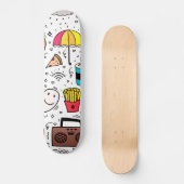 Vakantiepatroon Persoonlijk Skateboard (Voorkant)