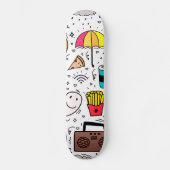 Vakantiepatroon Persoonlijk Skateboard (Voorkant)