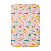 Vakantiepatroon Retro Reindeer Wonderland Badmat (Voorkant Verticaal)