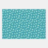 Vakantiepatroon Roze Kerst Inpakpapier (Voorkant 2)