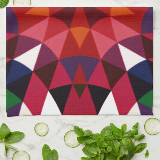 Vakantiepatroon Theedoek (Gevouwen)