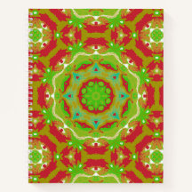 Vakantieperiode Vloeibare Kunst Mandala Patroon