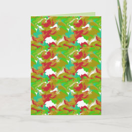Vakantieperiode Vloeibare Kunst Traditionele Kleur Feestdagen Kaart