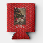 Vakantiepet Foto Sjabloon Beste Kerstmis ooit Blikjeskoeler (Voorkant)