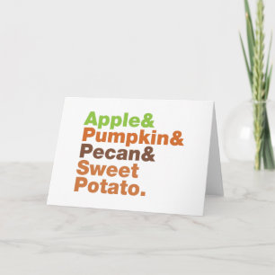 Vakantiepies ~ Feestive Xmas Thanksgiving Kerstmis Feestdagen Kaart