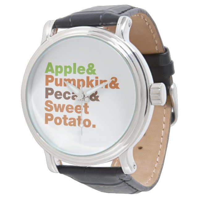 Vakantiepies ~ Feestive Xmas Thanksgiving Kerstmis Horloge (Gekanteld)