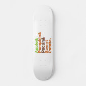 Vakantiepies ~ Feestive Xmas Thanksgiving Kerstmis Persoonlijk Skateboard (Voorkant)