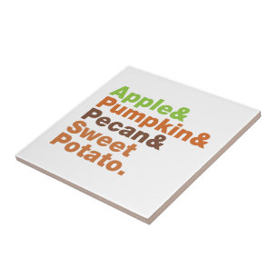 Vakantiepies ~ Feestive Xmas Thanksgiving Kerstmis Tegeltje