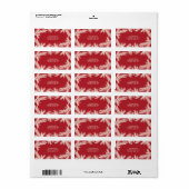 Vakantiepijn | Vakantie-Adresetiketten Etiket (Full Sheet)