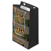 Vakantiepinguïns Klein Cadeauzakje (Voorkant Gekanteld)