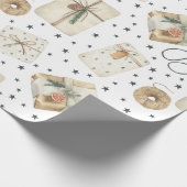 Vakantiepixels,  opvulpapier cadeaupapier (Hoek)