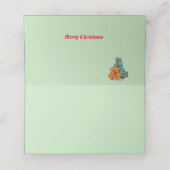 Vakantieplaatskaarten : Liefde van Kerstmis Plaatskaartje (Binnenkant ongevouwen)