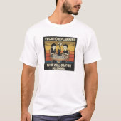 Vakantieplanning T-shirt (Voorkant)