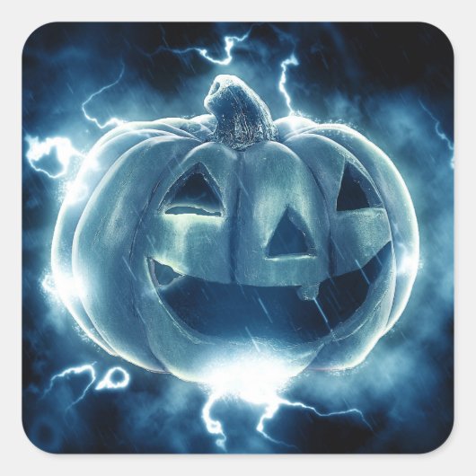 Vakantiepompoen Vierkante Sticker (Voorkant)