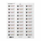 Vakantiepompoenboom Etiket (Full Sheet)