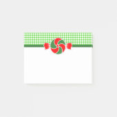 Vakantieppermints rood en groen post-it® notes (Voorkant)