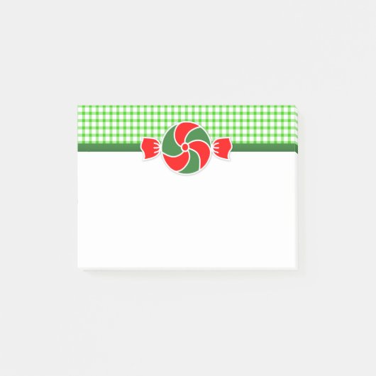 Vakantieppermints rood en groen post-it® notes (Voorkant)